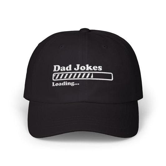 cap with “Dad Jokes Loading” embroidered design – perfect funny gift for dads and joke lovers