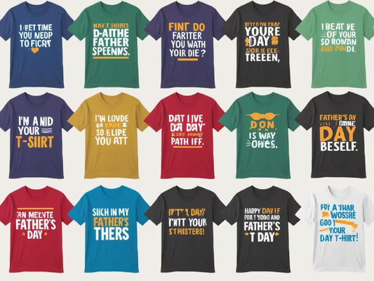 15 Slogans for Father's Day T-Shirts That Will Make Dad Smile