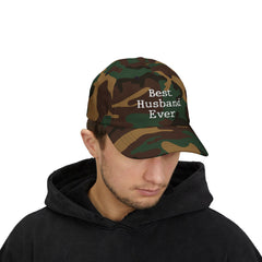 cap with “Best Husband Ever” embroidered in white text – ideal romantic gift for husbands