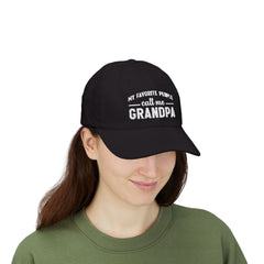 My Favorite People Call Me Grandpa Cap – Funny Grandpa Gift Cap
