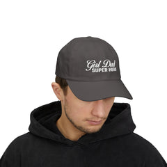 Girl Dad Super Hero Cap – Black Embroidered Gift Cap for Fathers