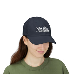 Girl Dad Super Hero Cap – Black Embroidered Gift Cap for Fathers