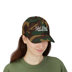 Girl Dad Super Hero Cap – Black Embroidered Gift Cap for Fathers