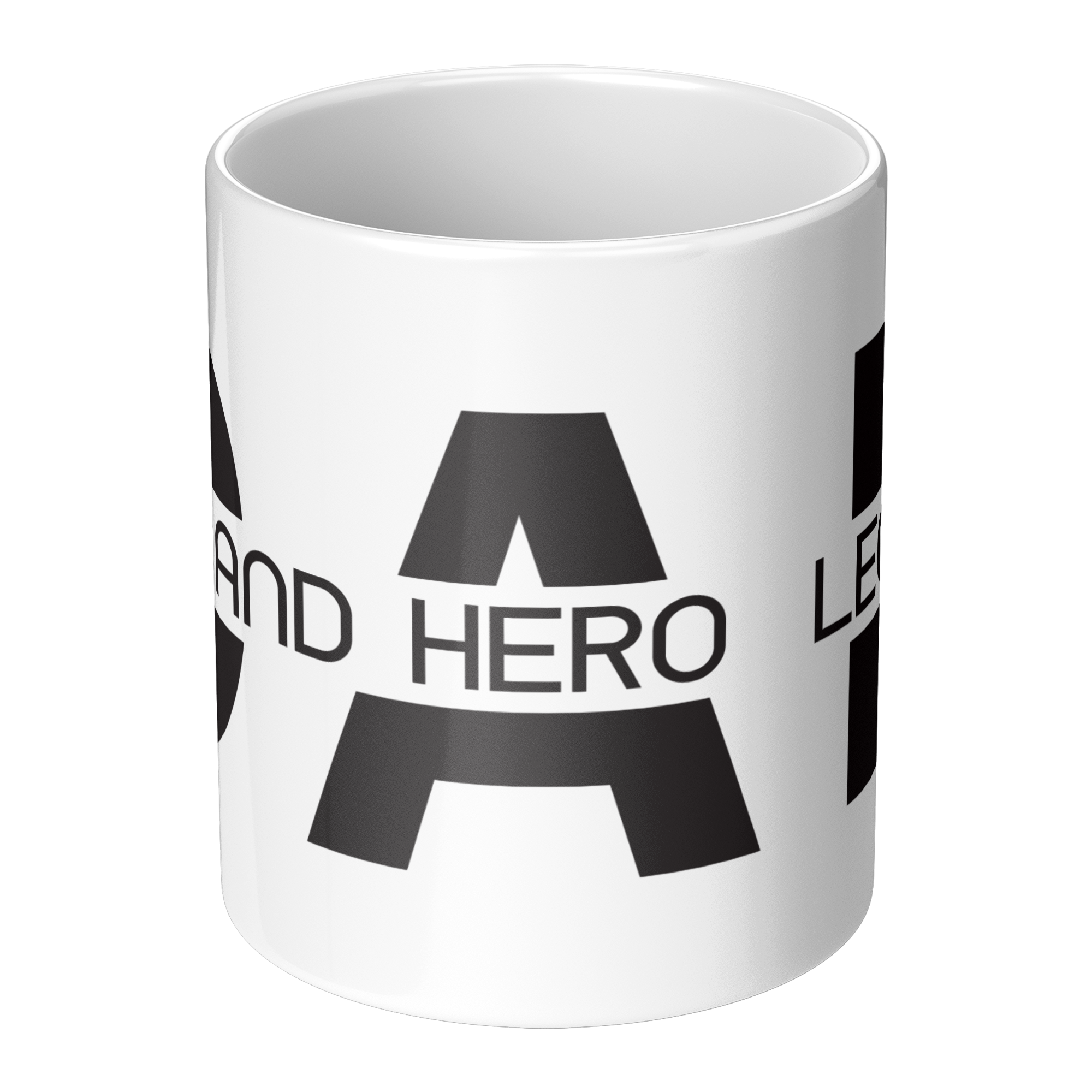 Dad Husband Hero Legend Mug - 11oz White Ceramic Coffee Cup Father's Day or Birthday Gift for Dad or Husband