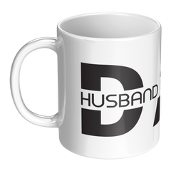 Dad Husband Hero Legend Mug - 11oz White Ceramic Coffee Cup Father's Day or Birthday Gift for Dad or Husband