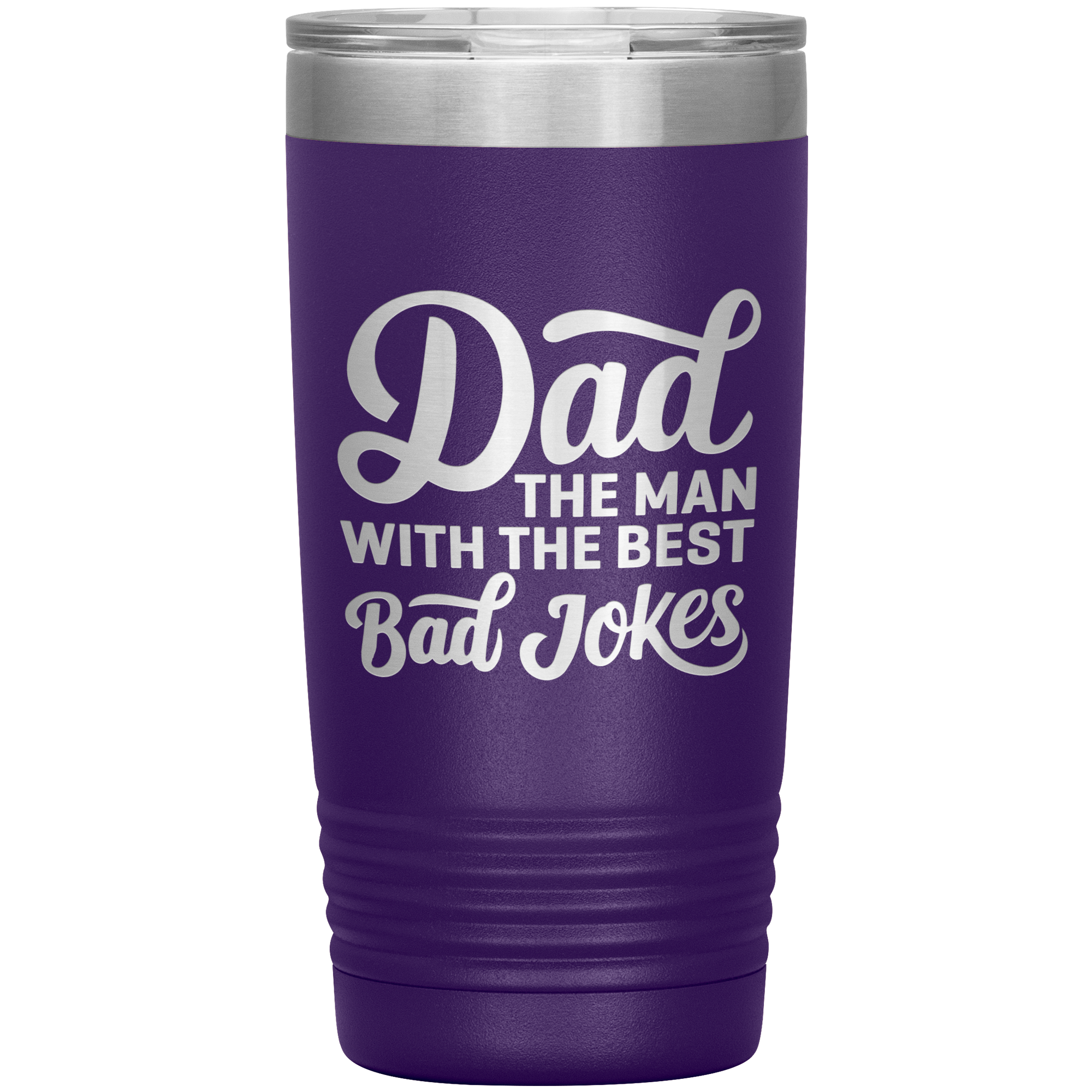 Dad The Man with the Best Bad Jokes Tumbler – 20oz Funny Gift for Fathers