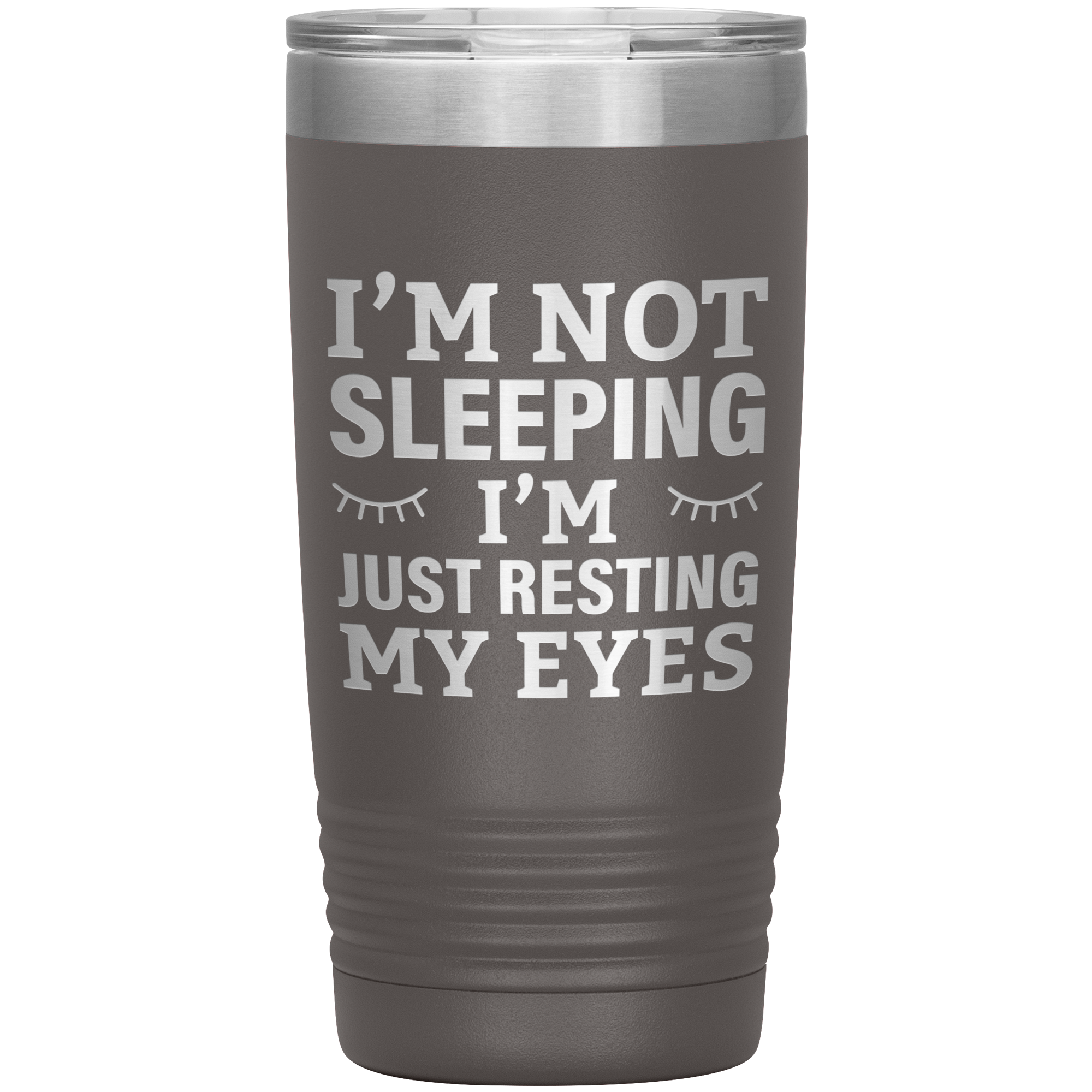 I’m Not Sleeping I’m Just Resting My Eyes Tumbler – Funny Dad Gift – 20oz Insulated Mug