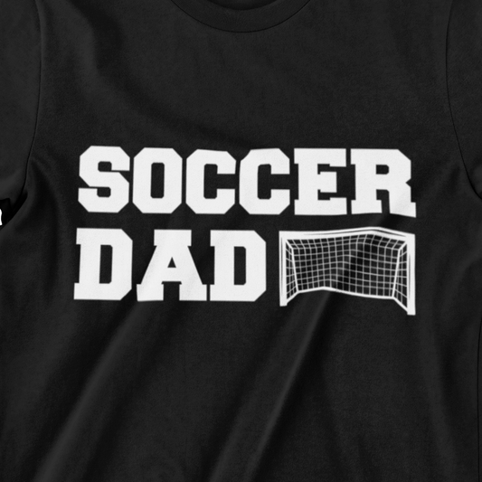 Soccer Dad Graphic Tee – Bold Design with Soccer Goal for Fathers