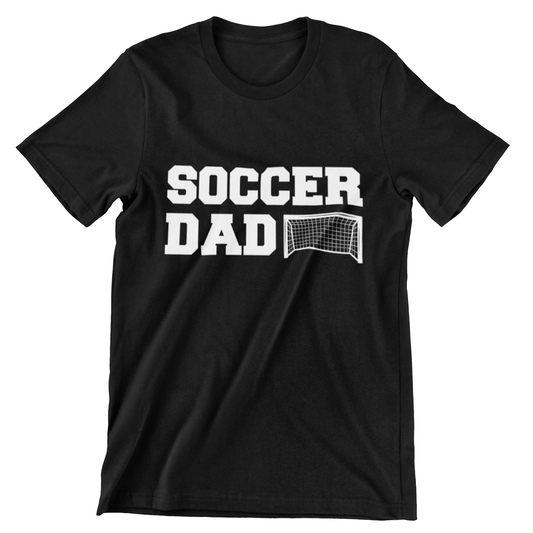 Soccer Dad Graphic Tee – Bold Design with Soccer Goal for Fathers
