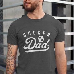 Soccer Dad T-Shirt - Bold "Soccer Dad" Design with Soccer Ball Graphic