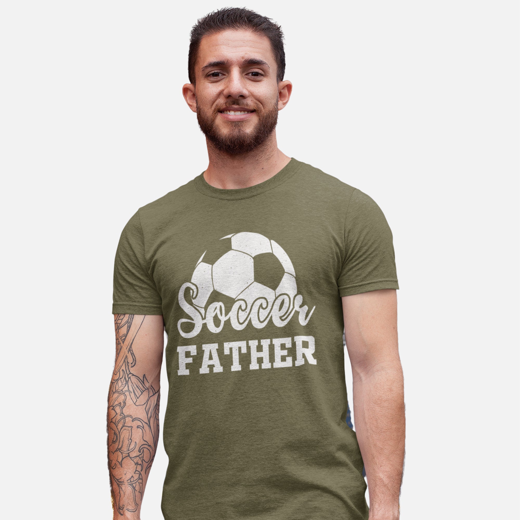 Soccer Father T-Shirt - Football Dad Gift Tee for Soccer Fans