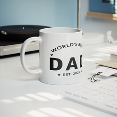 Worlds_Best_Dad_Est_2025_Mug_-_New_Dad_Lifestyle_Record_Player_Mockup.png