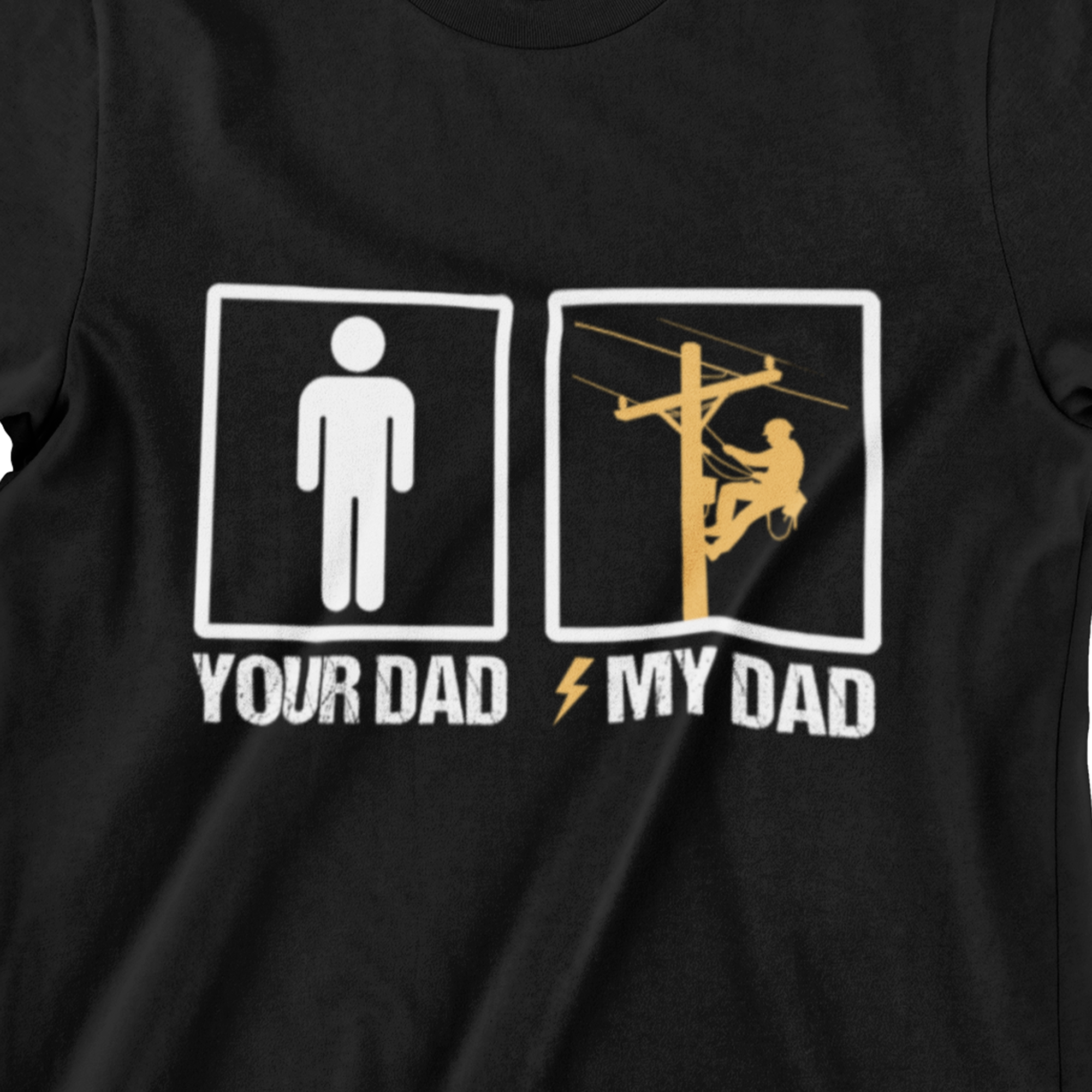 Your Dad vs. My Dad Funny Graphic T-Shirt – Men’s Humor Tee