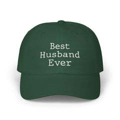 cap with “Best Husband Ever” embroidered in white text – ideal romantic gift for husbands