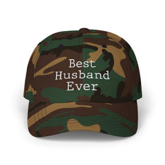 cap with “Best Husband Ever” embroidered in white text – ideal romantic gift for husbands