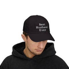 cap with “Best Husband Ever” embroidered in white text – ideal romantic gift for husbands