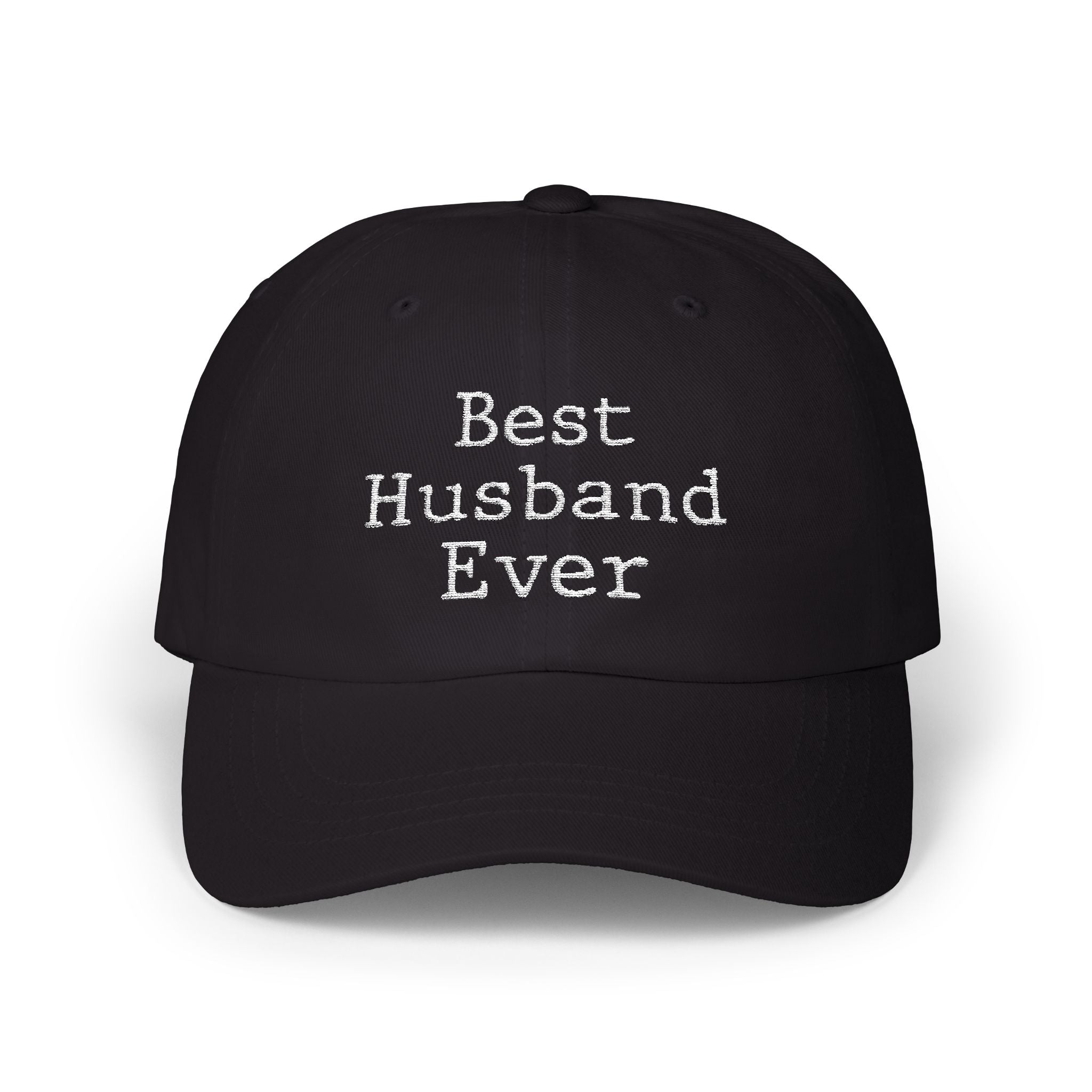 cap with “Best Husband Ever” embroidered in white text – ideal romantic gift for husbands