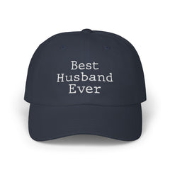 cap with “Best Husband Ever” embroidered in white text – ideal romantic gift for husbands